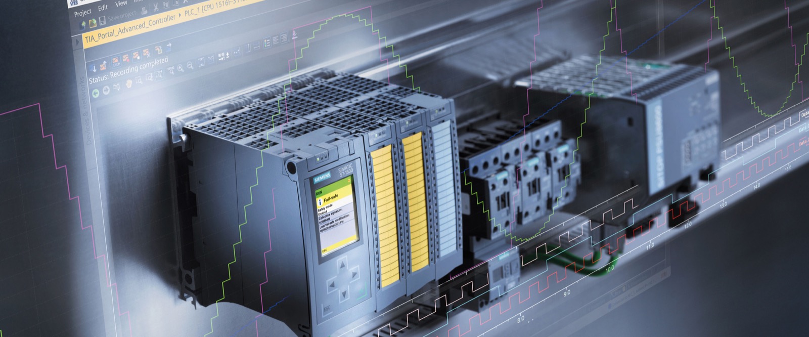 PLC cabinet with Siemens controllers